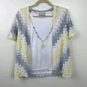 🆕NWT Alfred Dunner Petite Top. As Shown On…